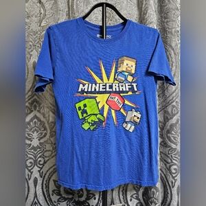 4 x $15. Minecraft Blue Kids Short Sleeve T-Shirt